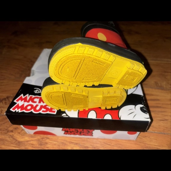 Western Chief Mickey Mouse Red Rain Boots  Size 5 Toddler - Picture 7 of 10